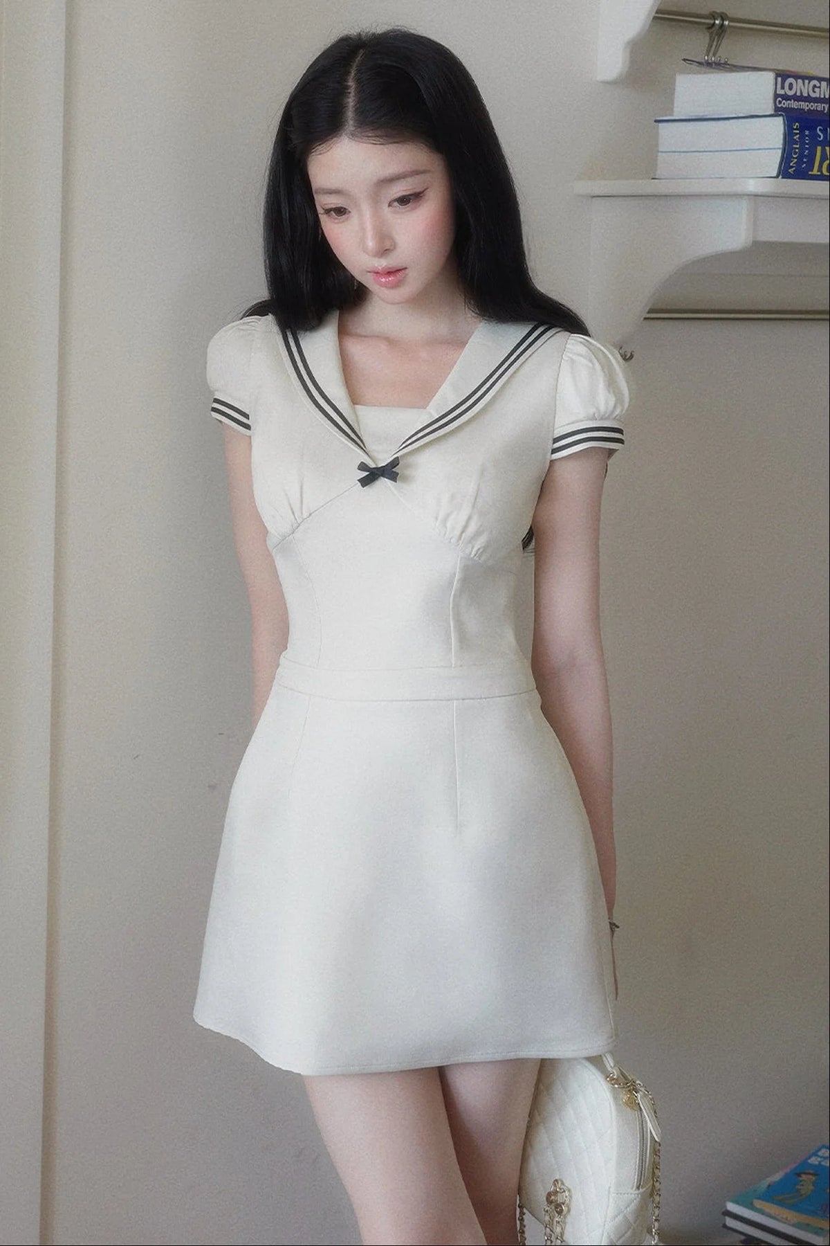 Jeju Island Bowknot Dress