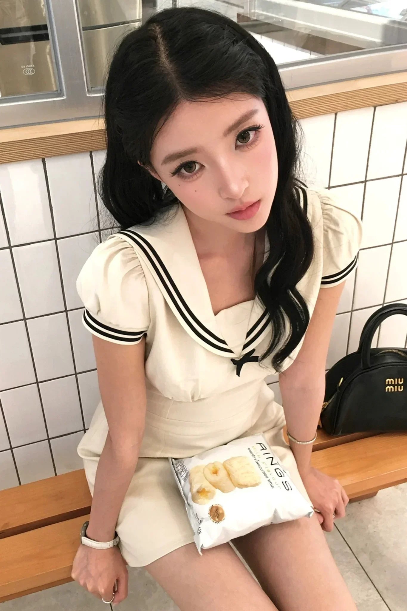 Jeju Island Bowknot Dress