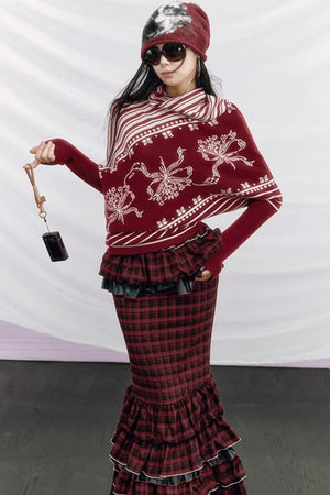 Josephine Ribbon Batwing Sweater
