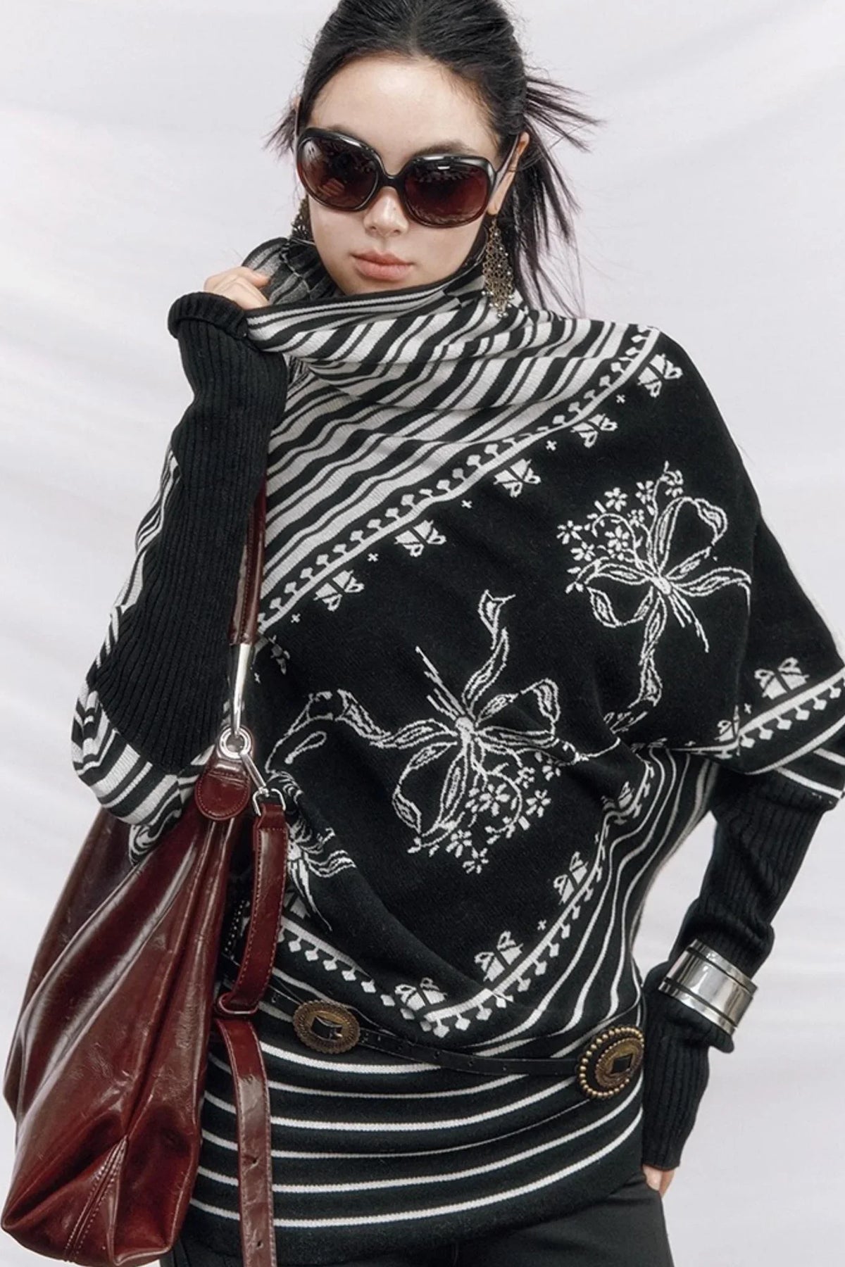 Josephine Ribbon Batwing Sweater