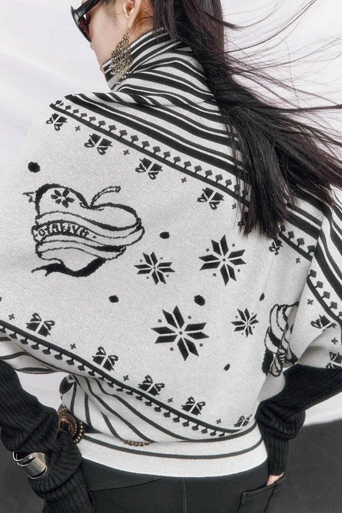 Josephine Ribbon Batwing Sweater