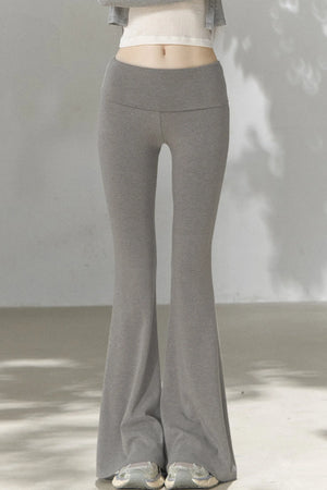 Knit Flared Enhancing Pants