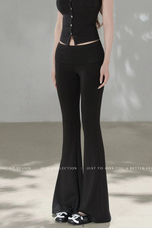 Knit Flared Enhancing Pants