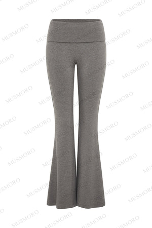 Knit Flared Enhancing Pants