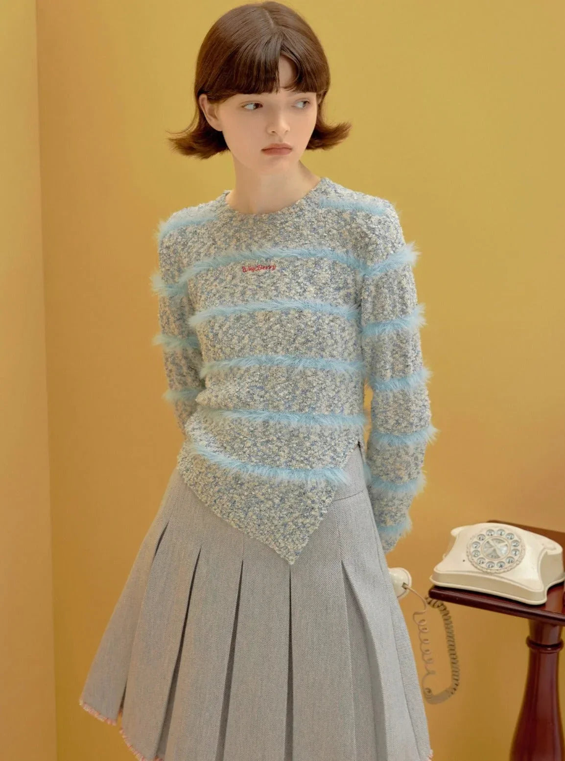 Knit slim Sweater