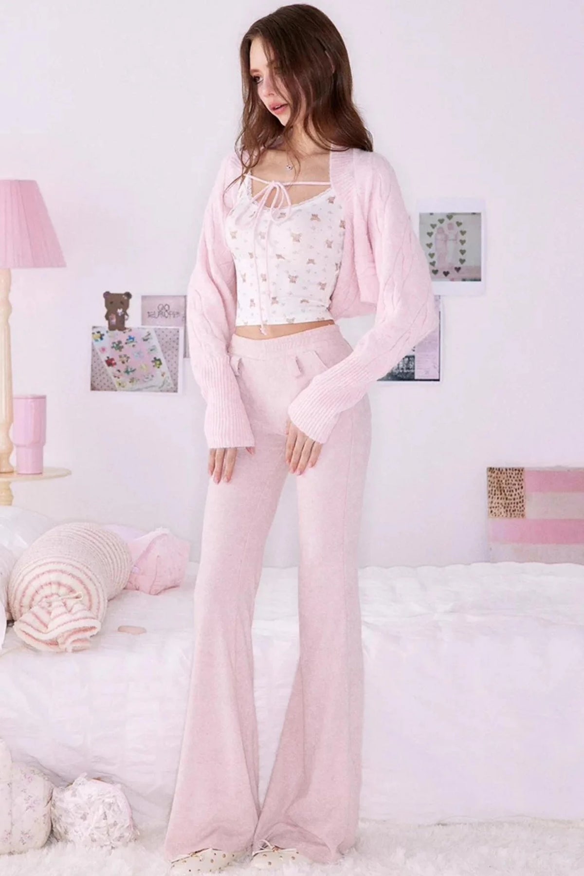 Knitted Bear Strap Set-Up