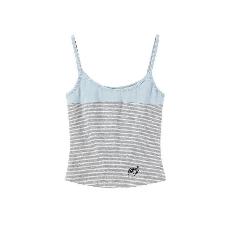 Knitted Camisole and Flared Pants Set-Up