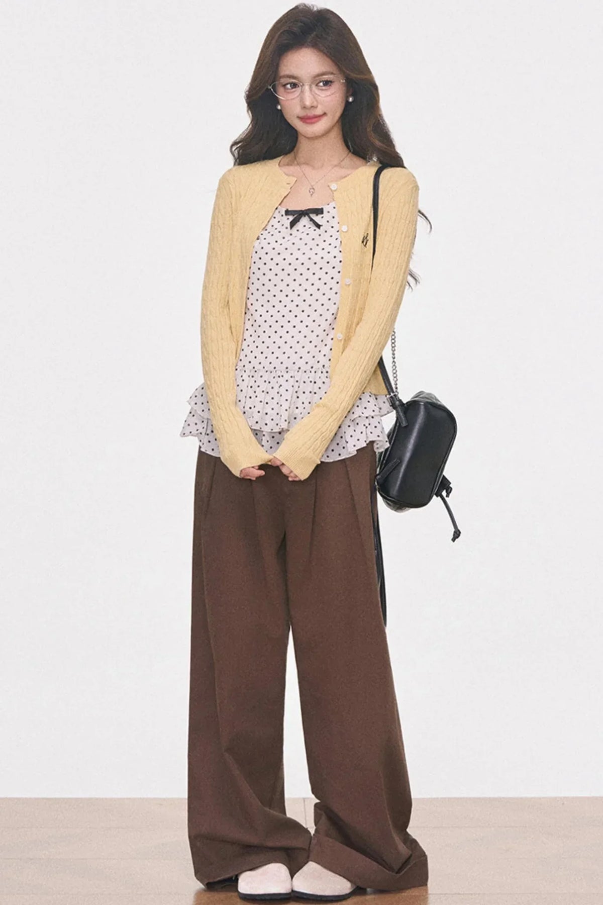 Knitted Cardigan and Dress Set-Up