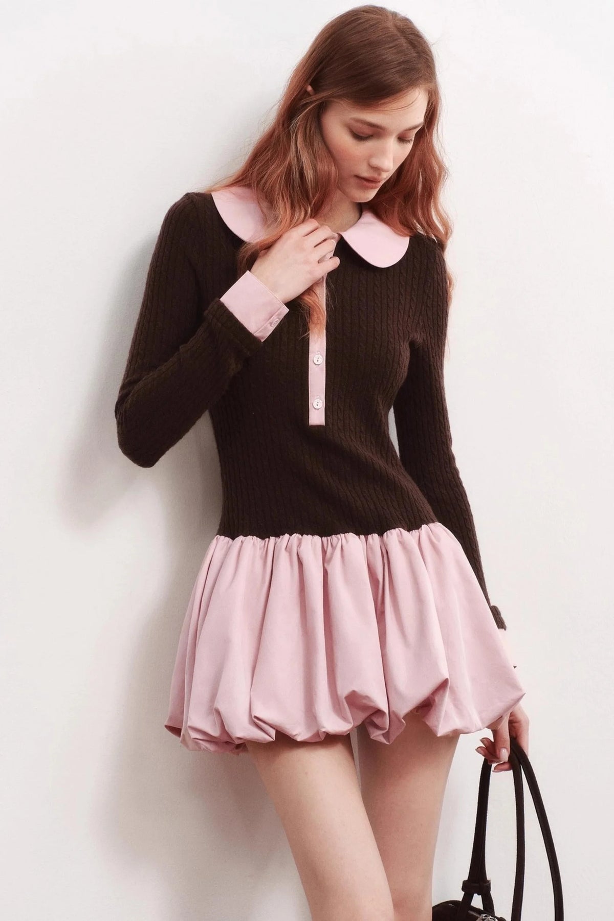 Knitted Flower Bud Dress