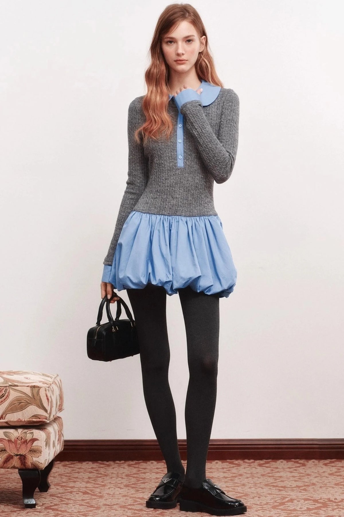 Knitted Flower Bud Dress