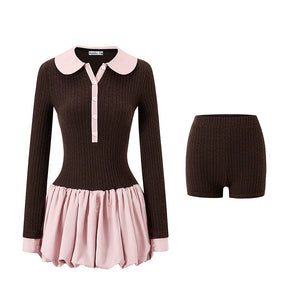 Knitted Flower Bud Dress