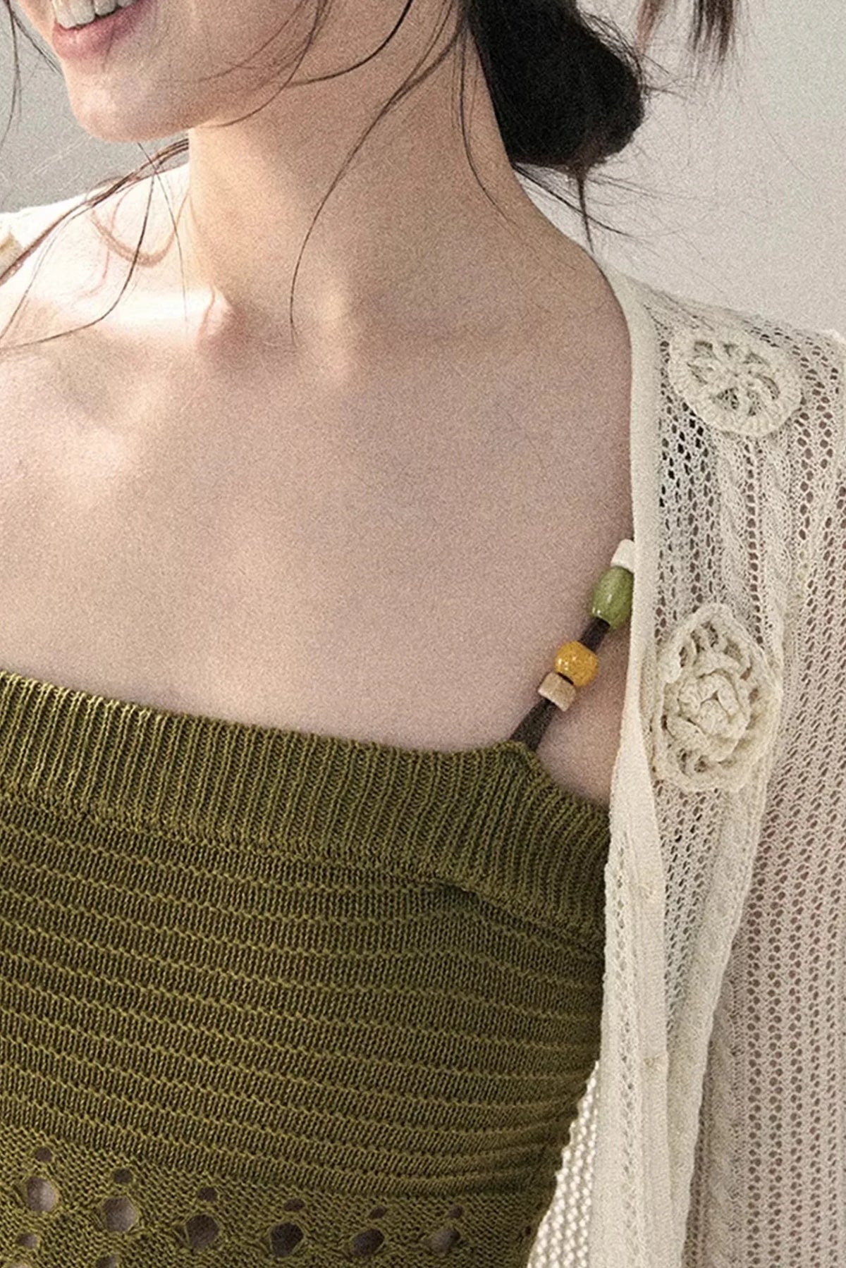 Knitted Hollow-Out Summer Top