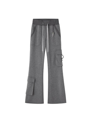 Knitted Hooded Diagonal Jacket Set-Up
