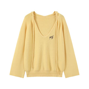 Knitted Hooded Jacket Set-Up