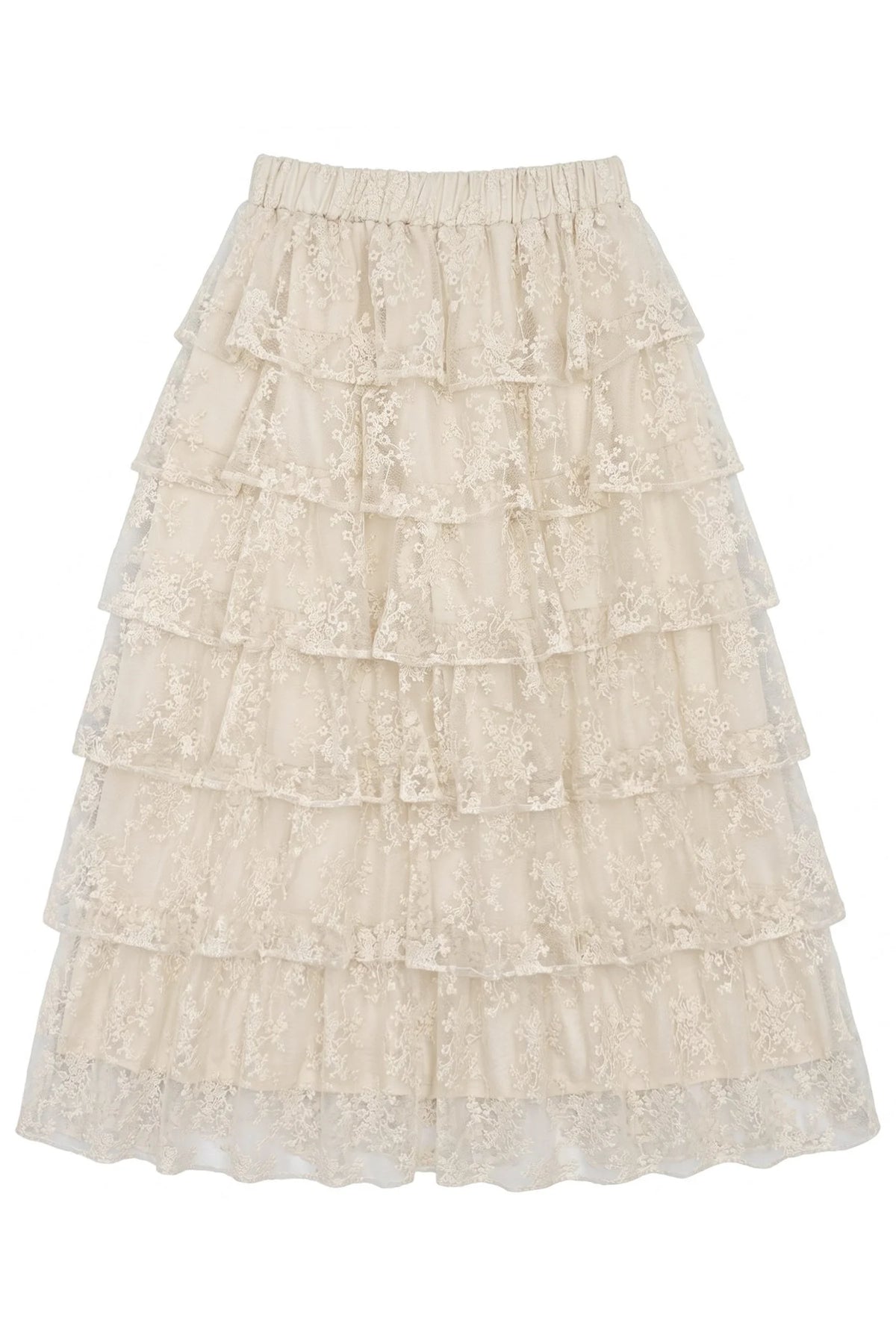 Knitted Lace Top and Skirt Set-Up