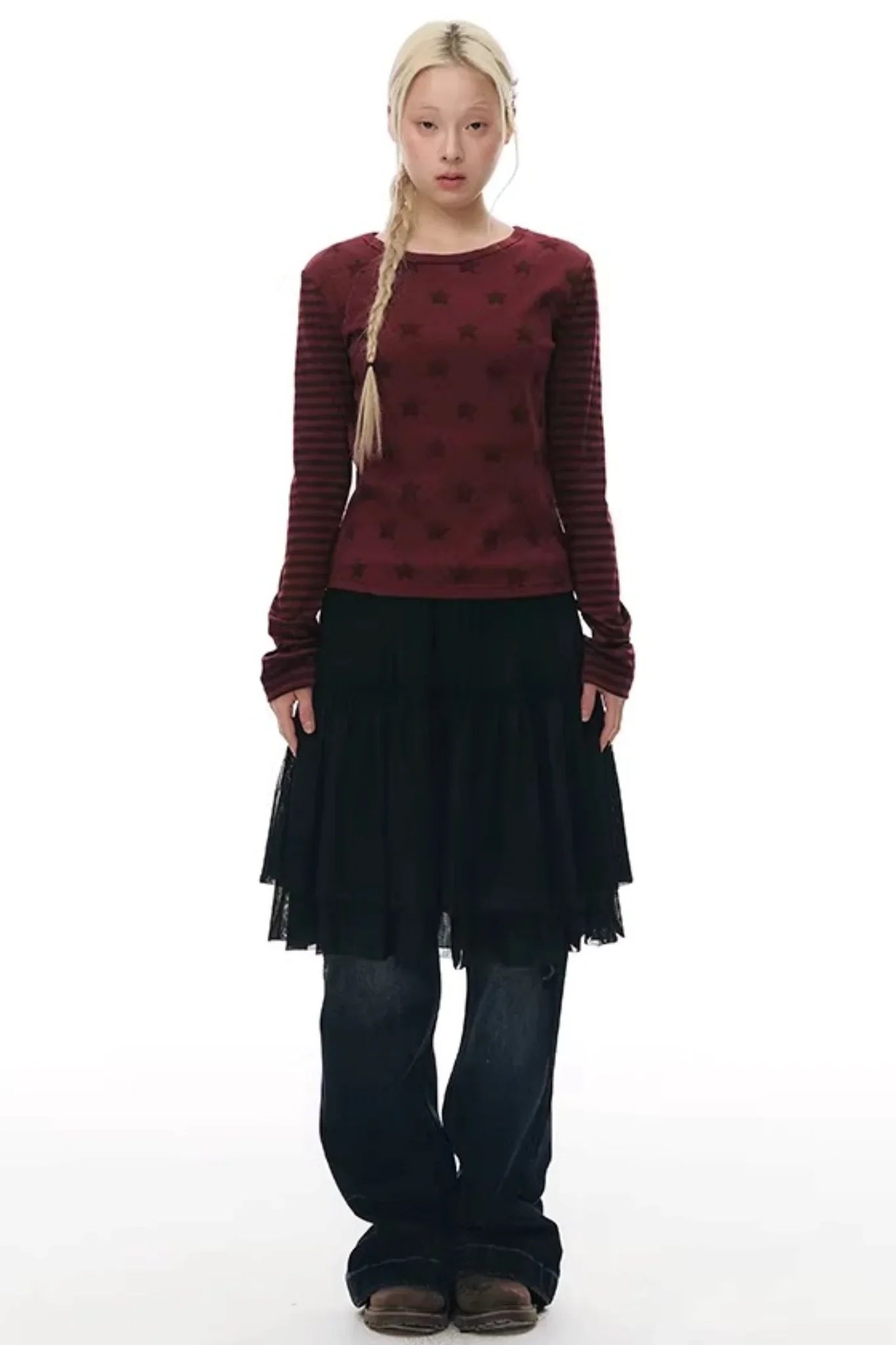 Knitted Patchwork Vest Dress