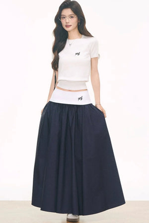 Knitted Ribbed Skirt Set-Up