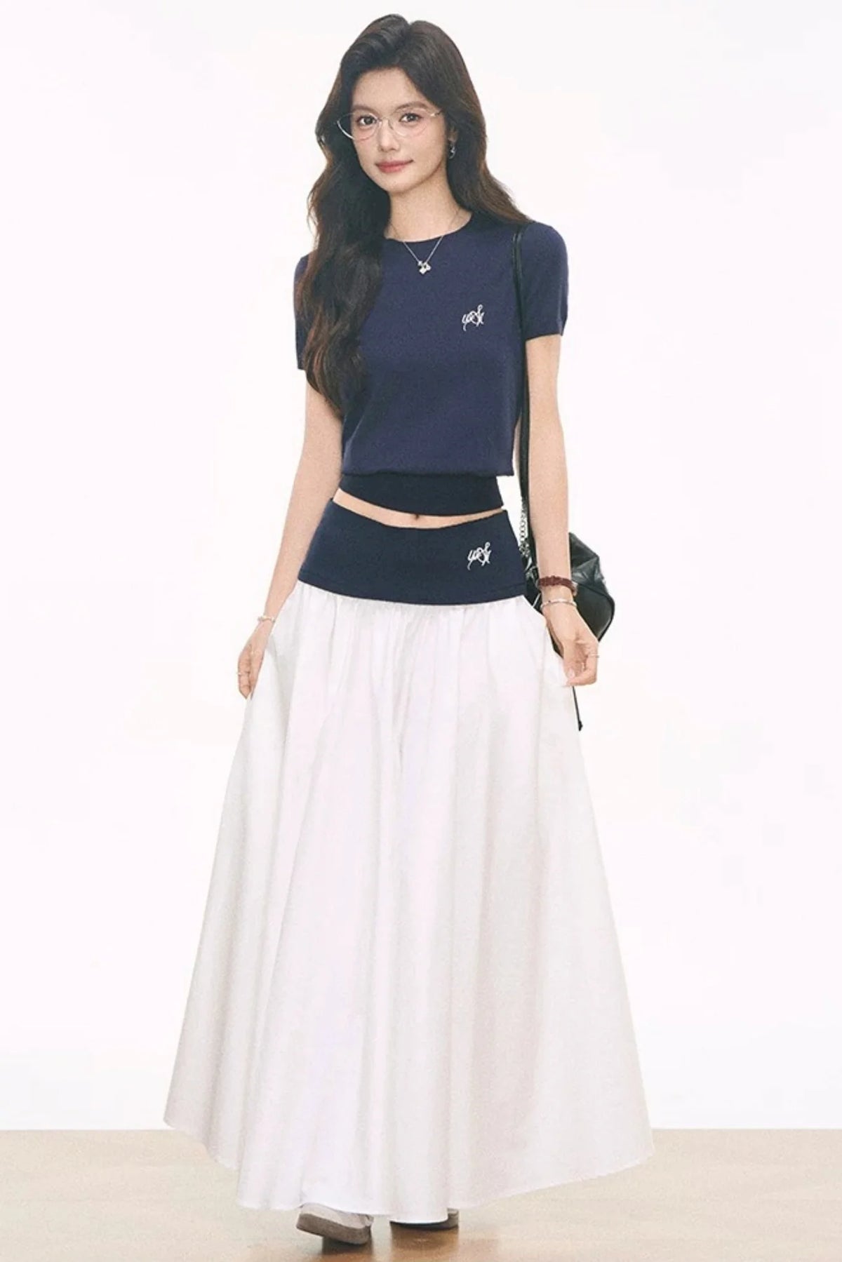 Knitted Ribbed Skirt Set-Up