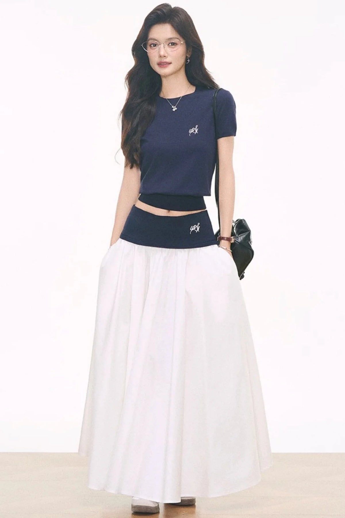 Knitted Ribbed Skirt Set-Up