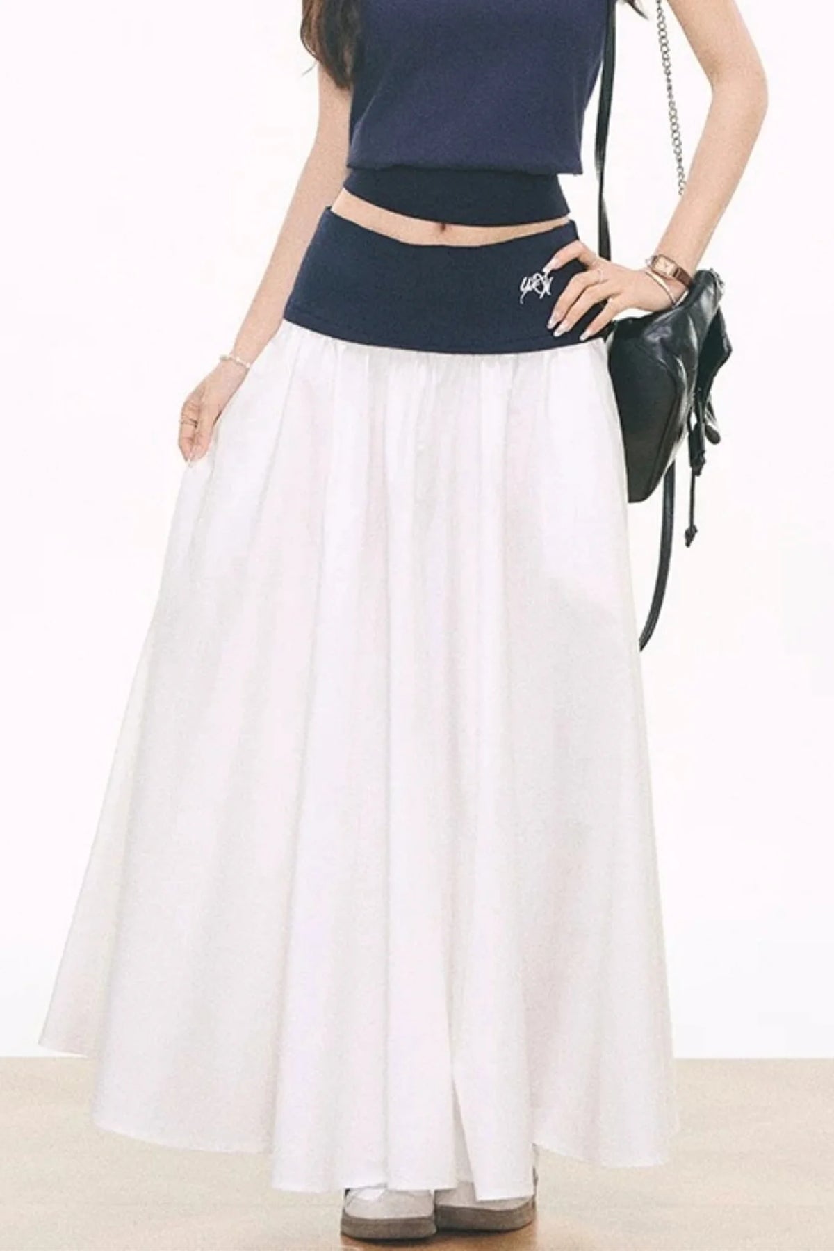 Knitted Ribbed Skirt Set-Up