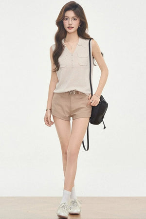 Knitted Three-Piece Summer Set-Up