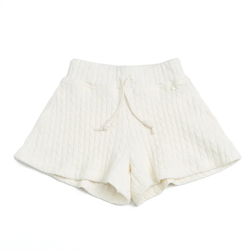 Knitted Twist Winter Skirt Pants
