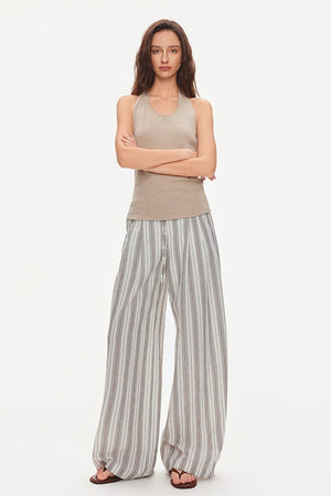 Knotted Halter Knit Top