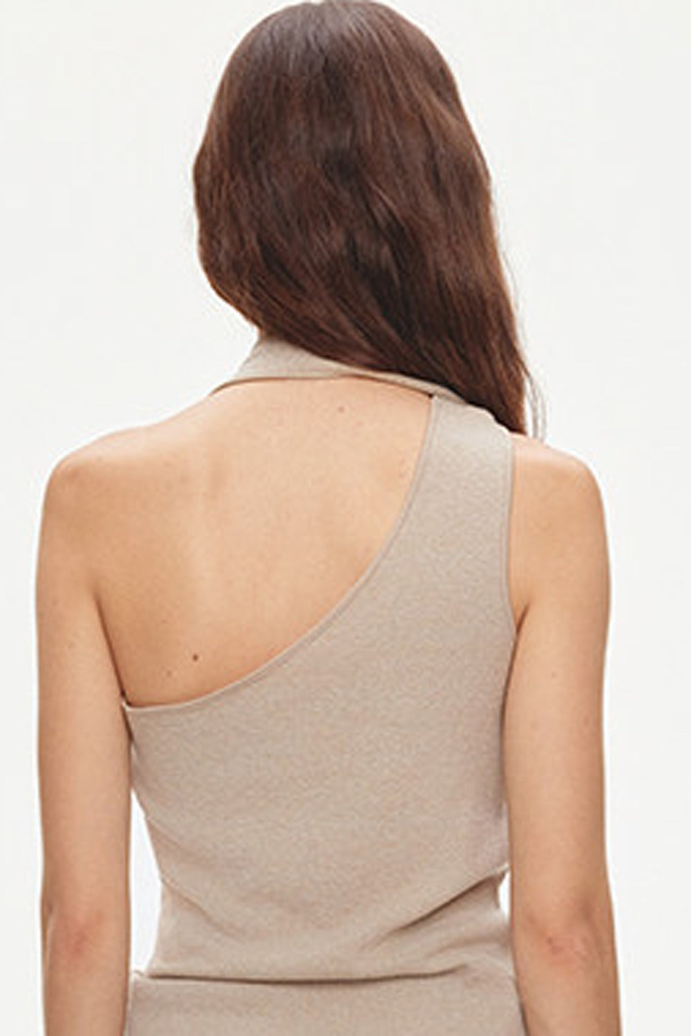 Knotted Halter Knit Top