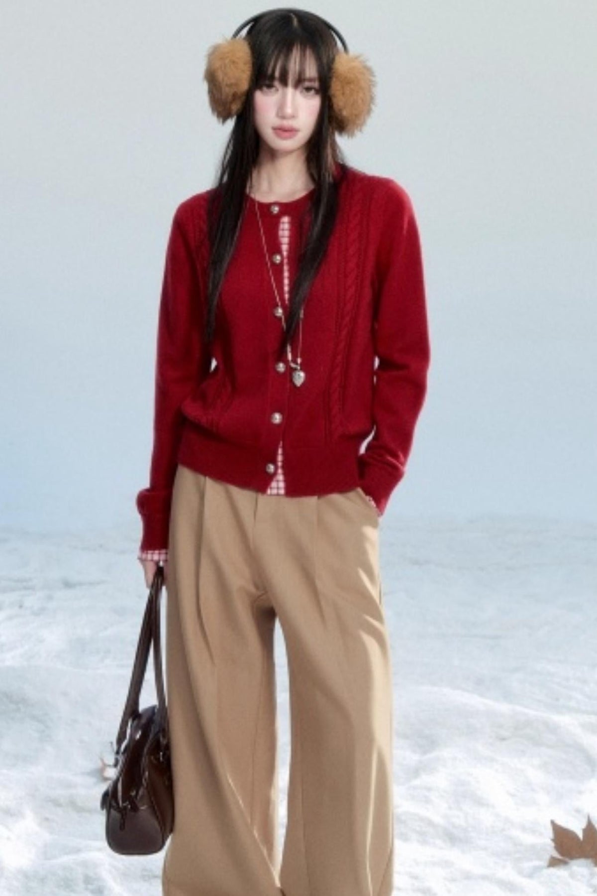 Korean Design Wide-Leg Pants