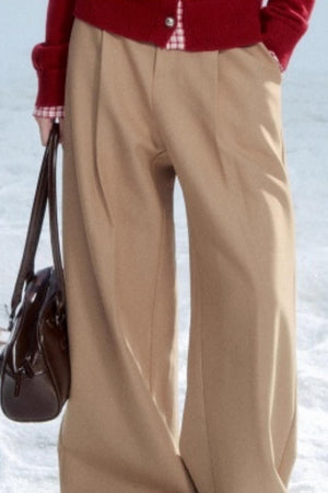 Korean Design Wide-Leg Pants