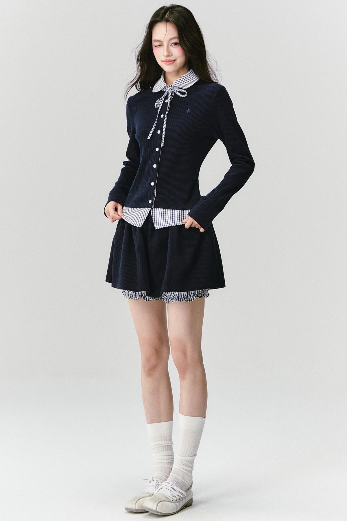 Korean High School Style Two-Piece Set-Up