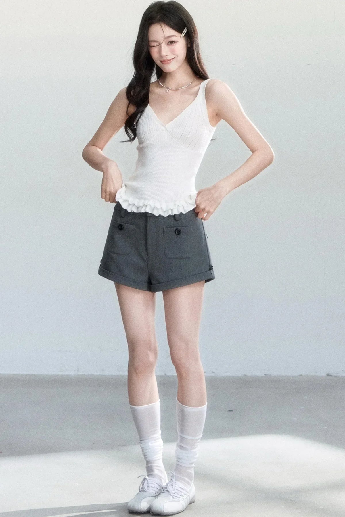 Korean Knit Cardigan Set-Up