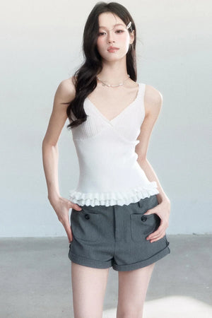 Korean Knit Cardigan Set-Up
