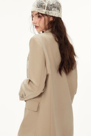 Korean Lace Oversized Jacket