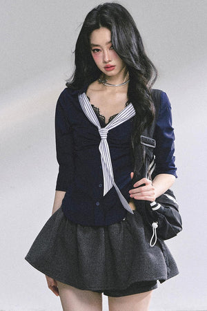 Korean Lace Shirt