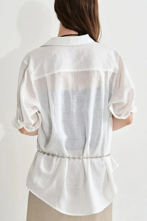 Korean Lapel Blouse
