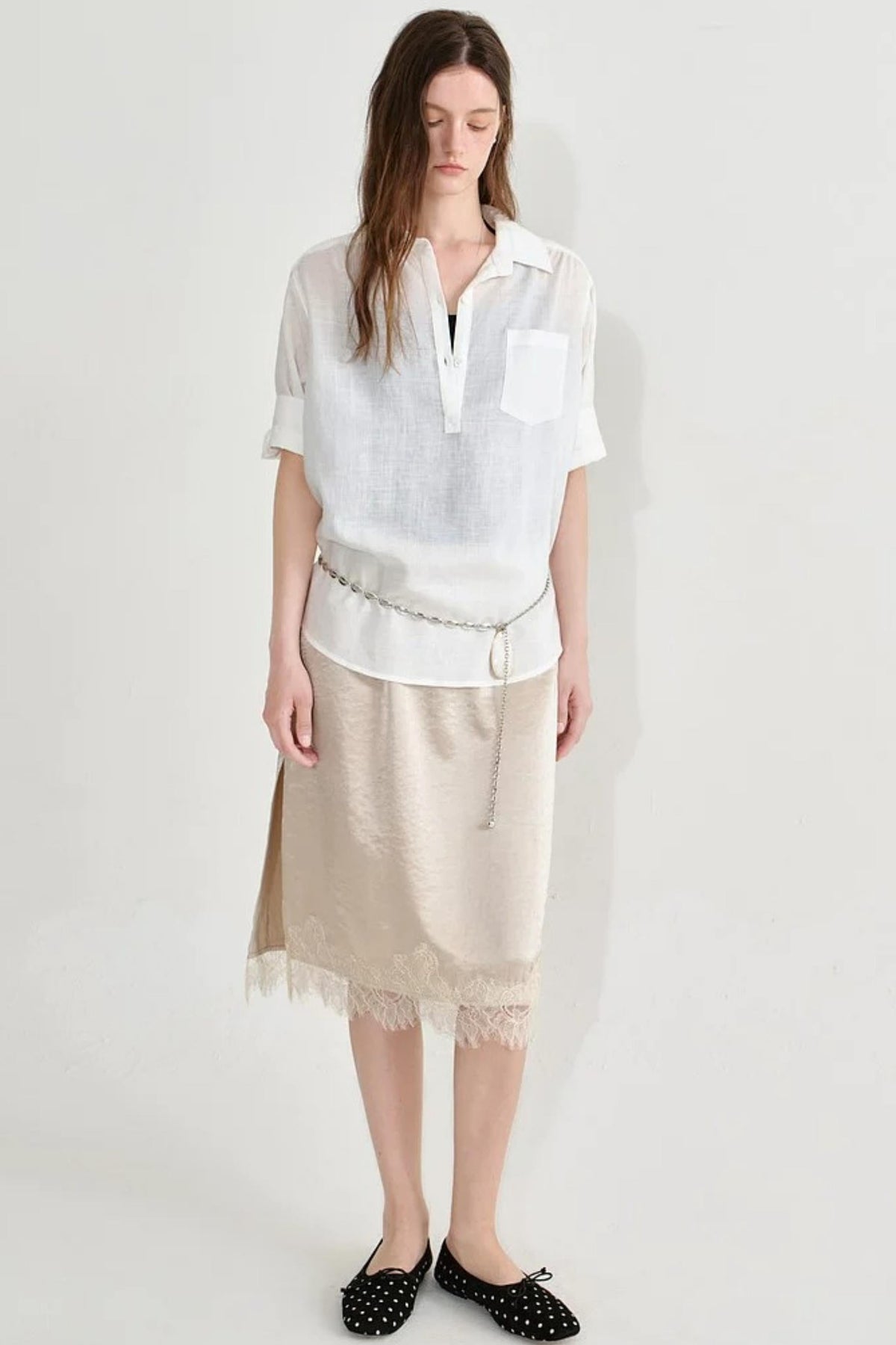 Korean Lapel Blouse