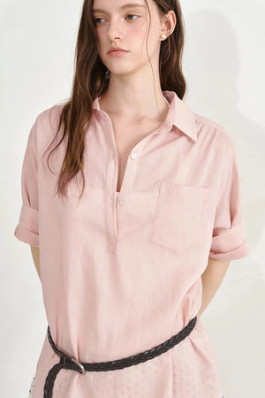 Korean Lapel Blouse