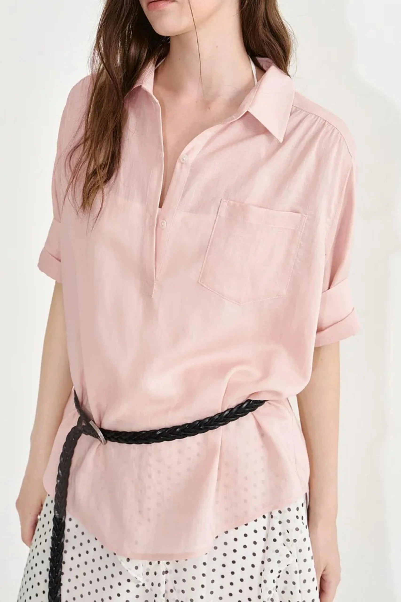 Korean Lapel Blouse