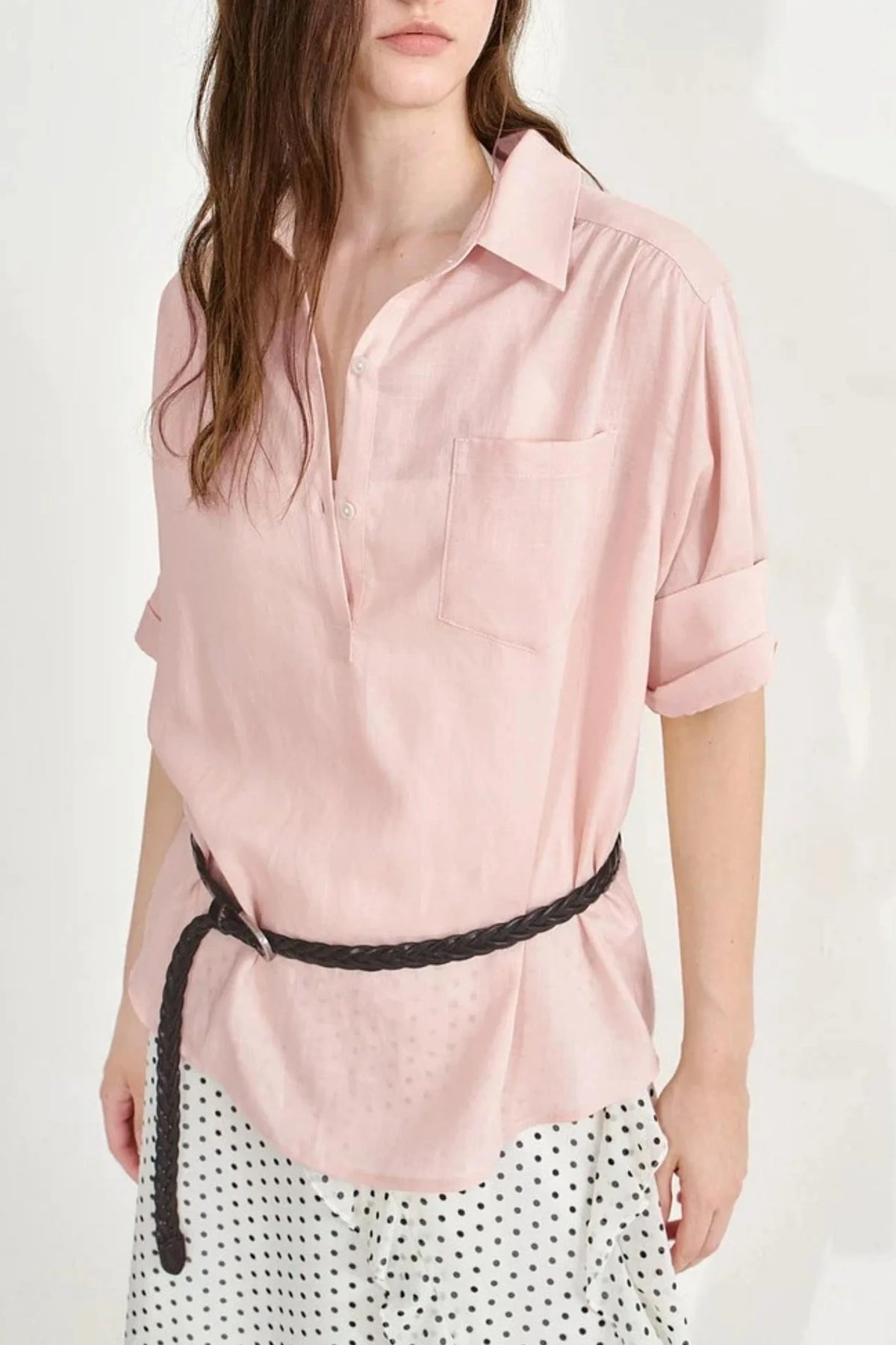 Korean Lapel Blouse