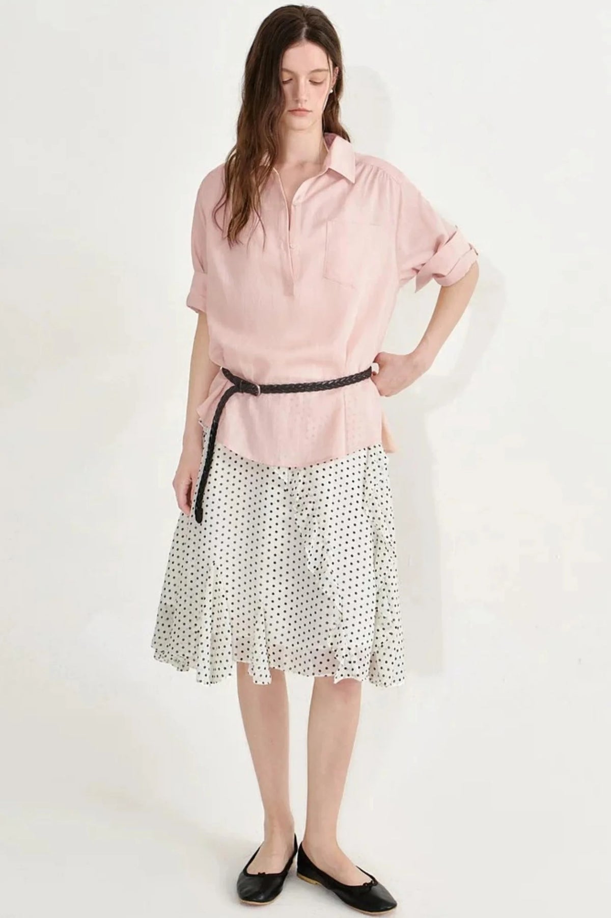Korean Lapel Blouse