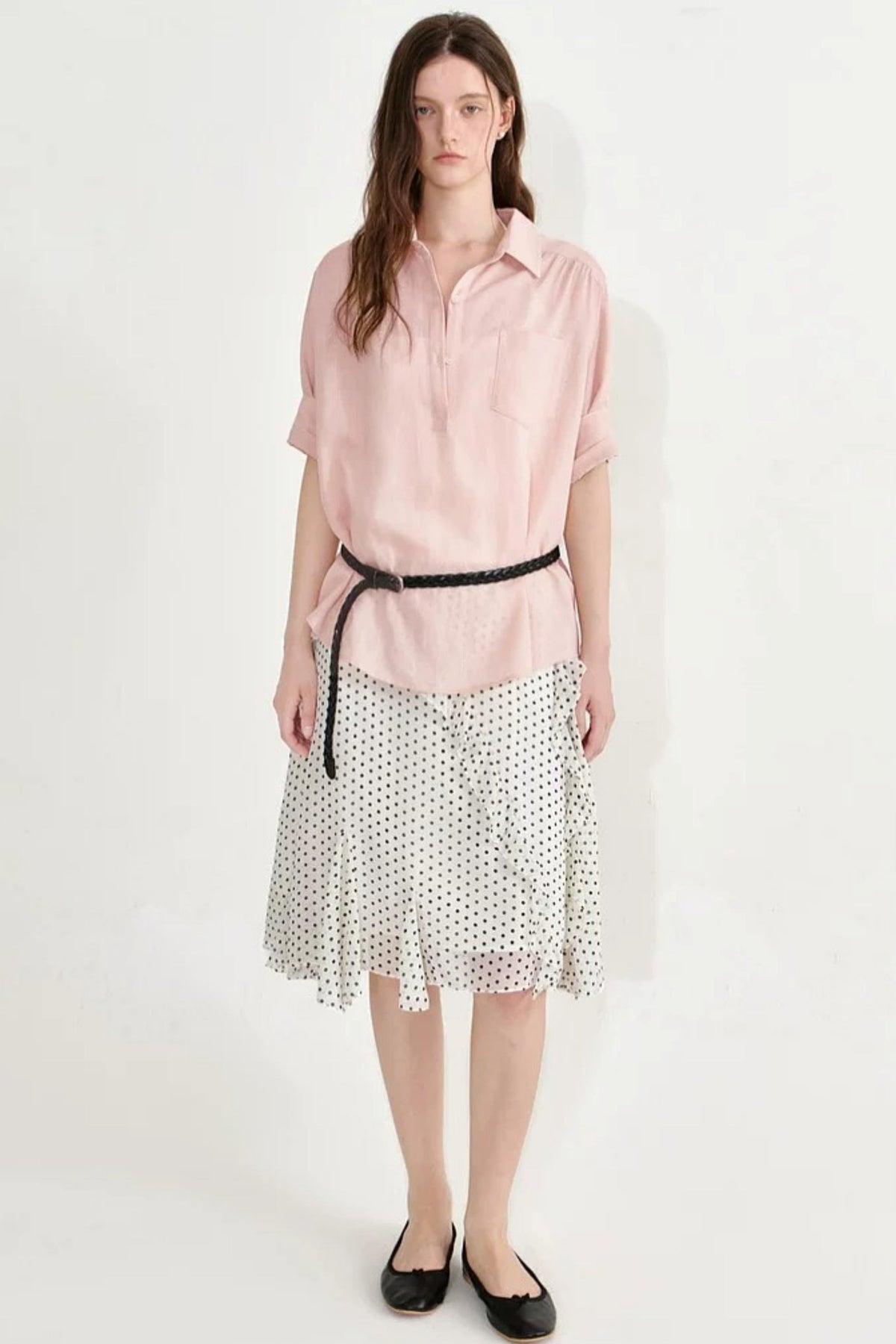 Korean Lapel Blouse