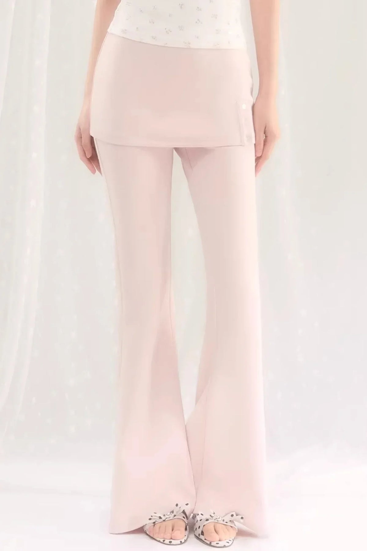 Korean Layered Flared Pants
