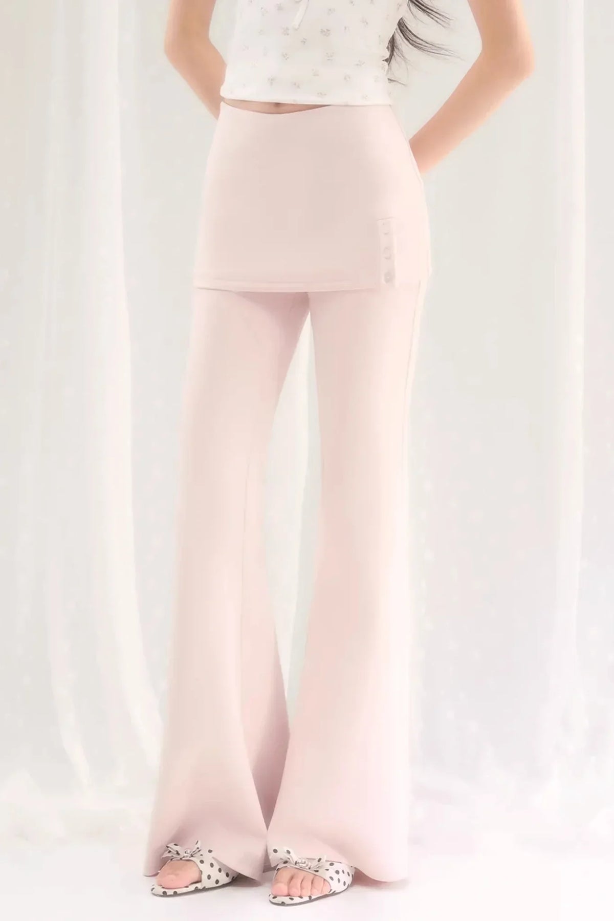 Korean Layered Flared Pants