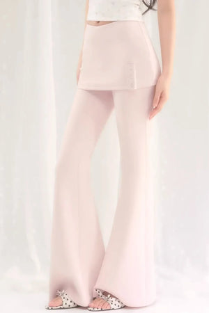 Korean Layered Flared Pants