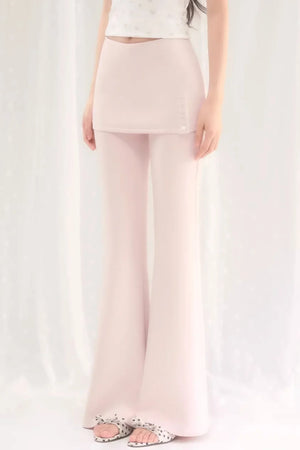 Korean Layered Flared Pants