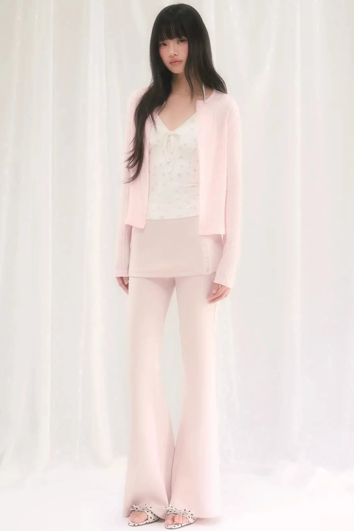 Korean Layered Flared Pants