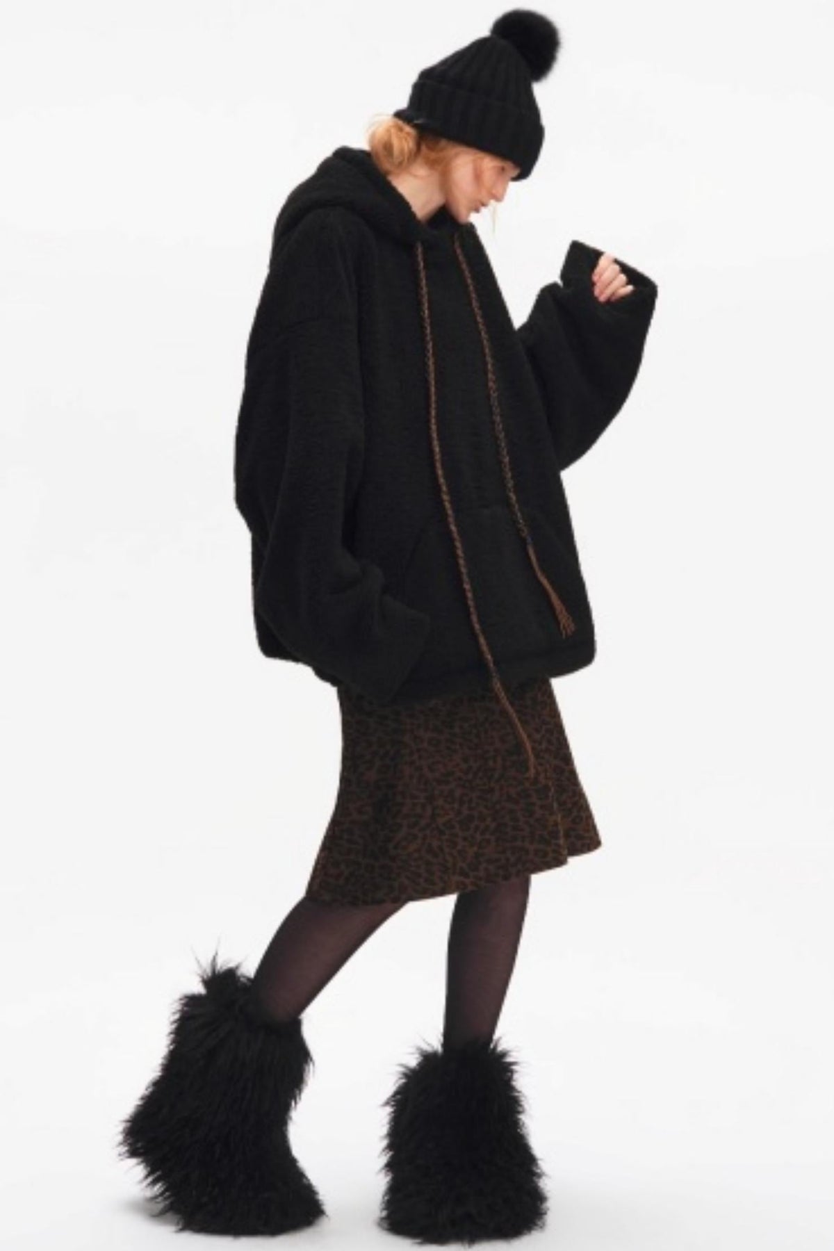 Korean Leopard Fishtail Skirt