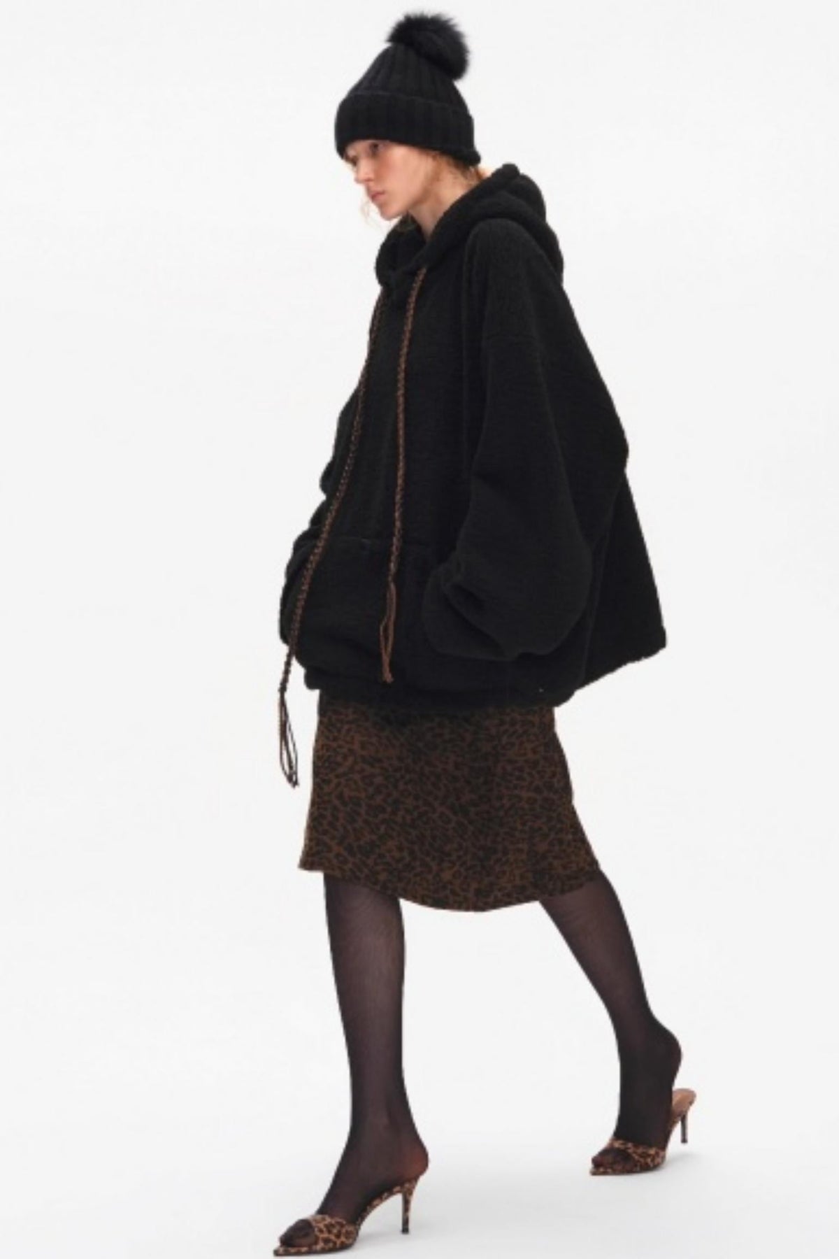 Korean Leopard Fishtail Skirt