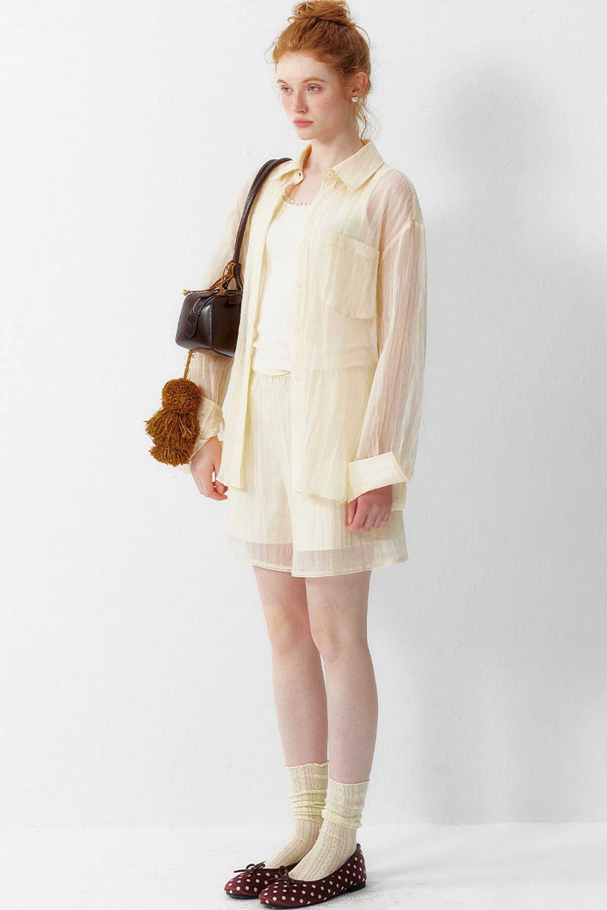 Korean Lightweight Summer Blouse Set-Up
